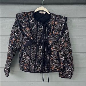 Shop Stevie Black Paisley Women's Blazer